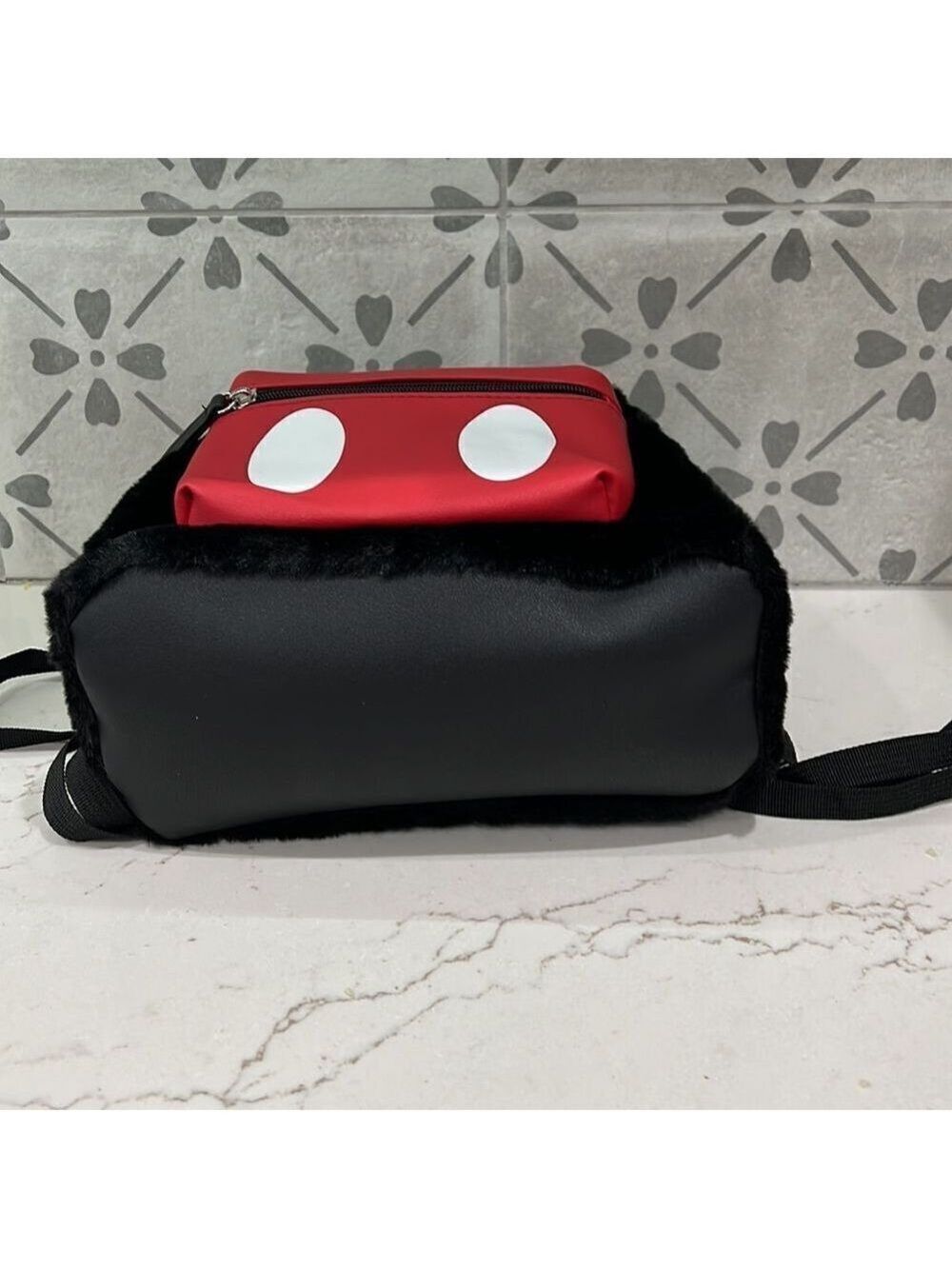 Disney Mickey Mouse Fuzzy Fur mini backpack. Brand new! Fun, vacation - Picture 8 of 8